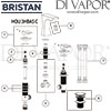Bristan Hourglass 3 Hole Basin Mixer Waste Spares